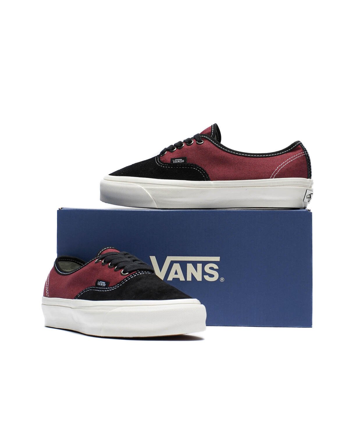 VANS★PREMIUM AUTHENTIC REISSUE 44 LX BLACK TOE MADDER BROWN Vans LX Authentic Reissue 44 | VN0007QYMDB1 | AFEW STORE
